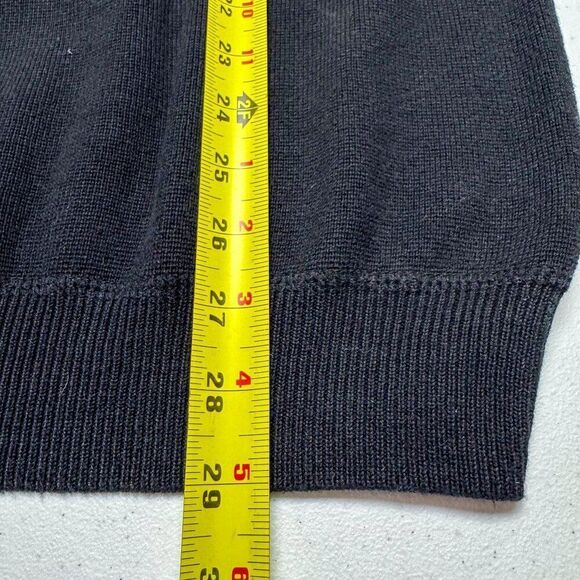 App State Mountaineers Sweater Vest Mens Medium Black Golf Golfer Appalachian NC - Picture 9 of 10